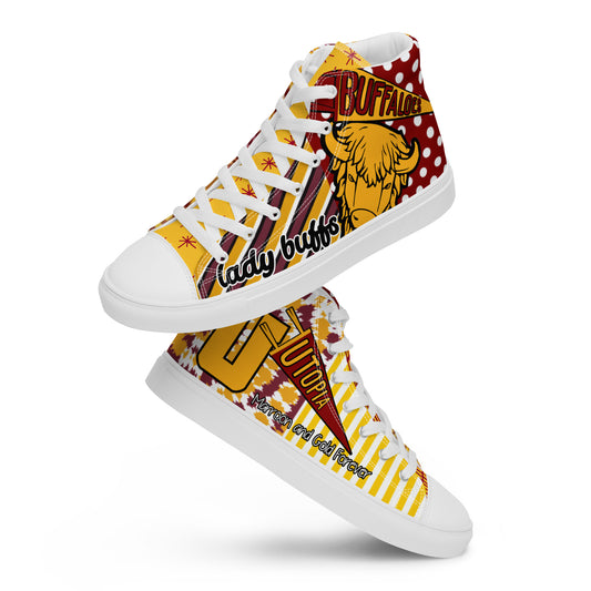 Women’s high top canvas shoes